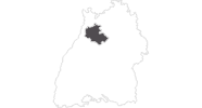 Karte der Reiseziele in Kraichgau Stromberg