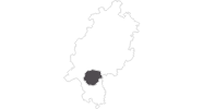 Karte der Reiseziele in Frankfurt Rhein-Main