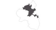 Karte der Reiseziele Romantischer Rhein