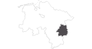 Karte der Reiseziele im Braunschweiger Land