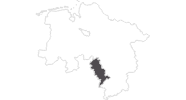 Karte der Reiseziele im Weserbergland