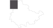 Karte der Reiseziele im Eichsfeld