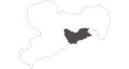 Karte der Reiseziele Sächsische Schweiz