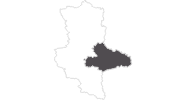 Karte der Reiseziele in Anhalt-Dessau-Wittenberg