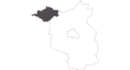 Karte der Reiseziele in Prignitz