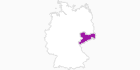 Karte der Ferienwohnungen in Sachsen