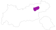 Karte der Unterkünfte in Wildschönau