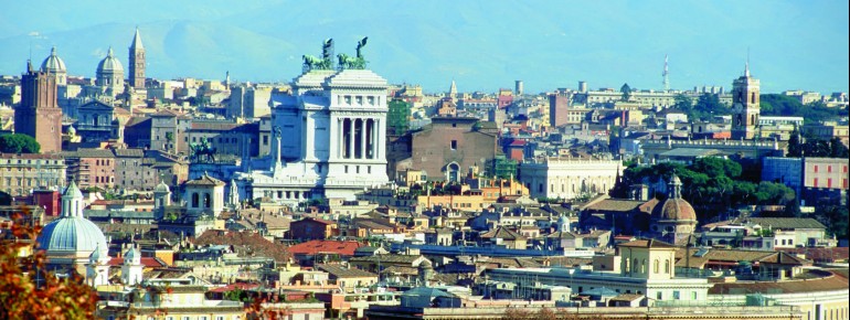 Blick über die Stadt Rom