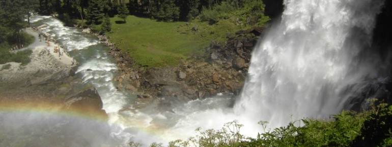 Eindrucksvoll: die Krimmler Wasserfälle