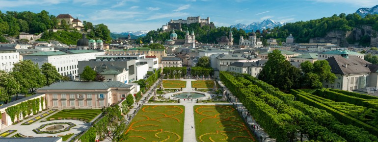 Der herrliche Garten von Schloss Mirabell