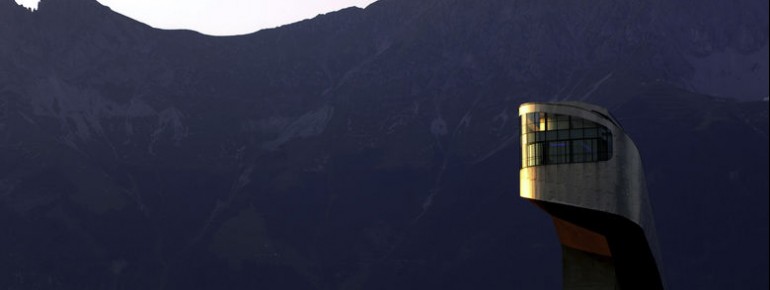 Herrliche Ausblicke eröffnet die Bergisel Schanze.