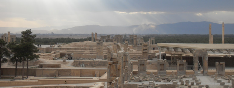 Remains of the ancient capital Persepolis