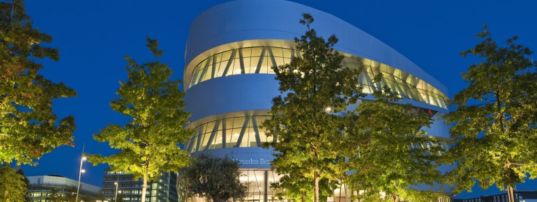 Das Mercedes-Museum in Stuttgart