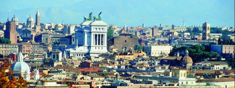 Blick auf die Stadt Rom