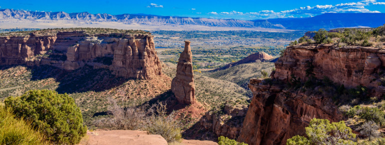 Markante Felsformationen am Colorado National Monument