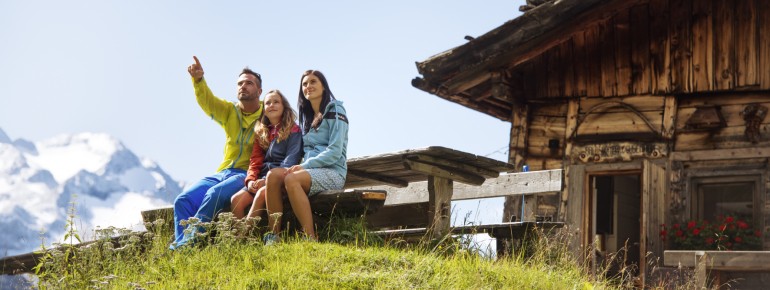 Idyllische Almen laden zur Pause ein.