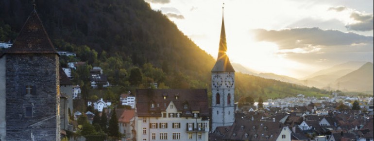 Blick über die Stadt Chur
