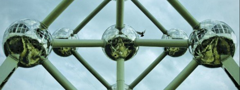 Das Atomium ist eines der Wahrzeichen der Hauptstadt Brüssel