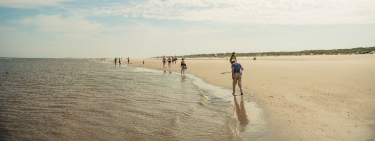 Strand auf der Insel Juist in Ostfriesland