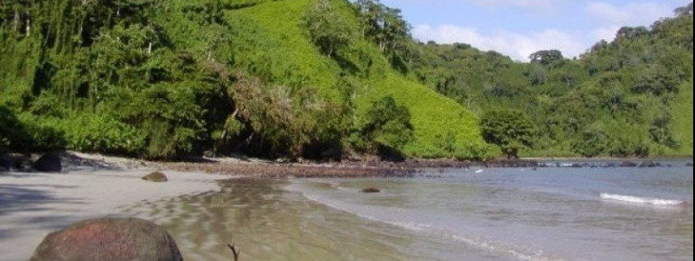 Catham-Bucht auf der Isla del Coco in Costa Rica.
