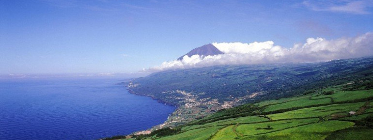 Aussicht über die Azoren-Insel Pico