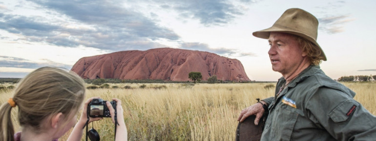 Der Ayers Rock (Uluru) im Uluru-Kata Tjuta National Park