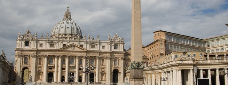 Der Petersplatz in Rom