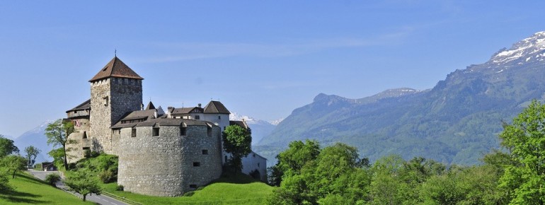 Das Schloss von Vaduz.
