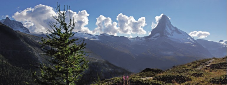 Blick aufs Matterhorn